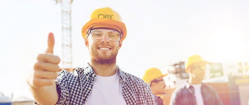 Demolition Contractor giving thumbs up | CiEX