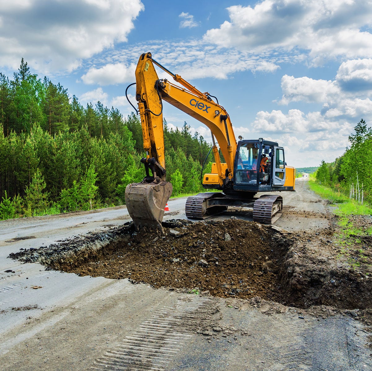 Excavation contractors at work | CiEX