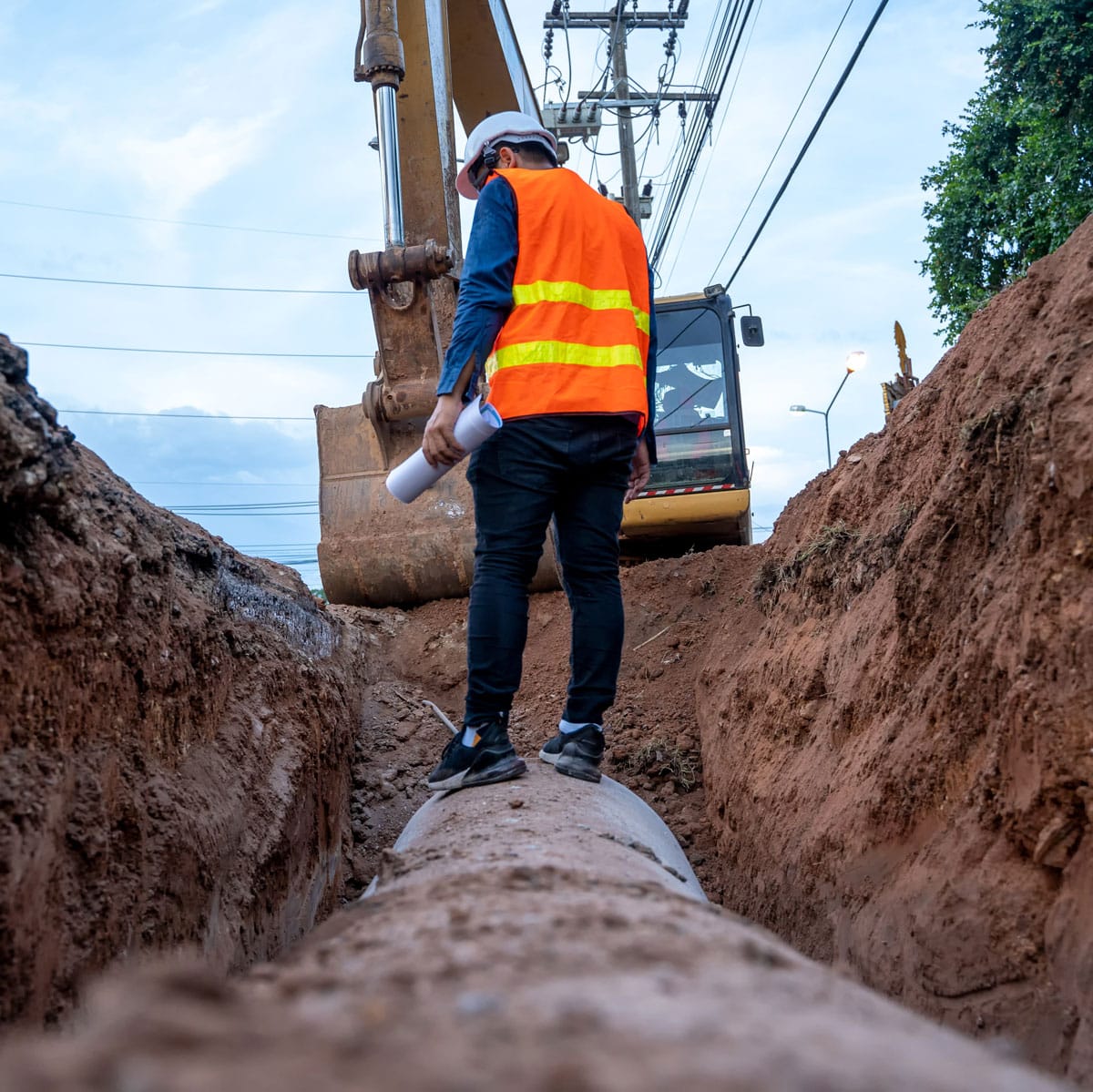 Excavation contractors at work | CiEx